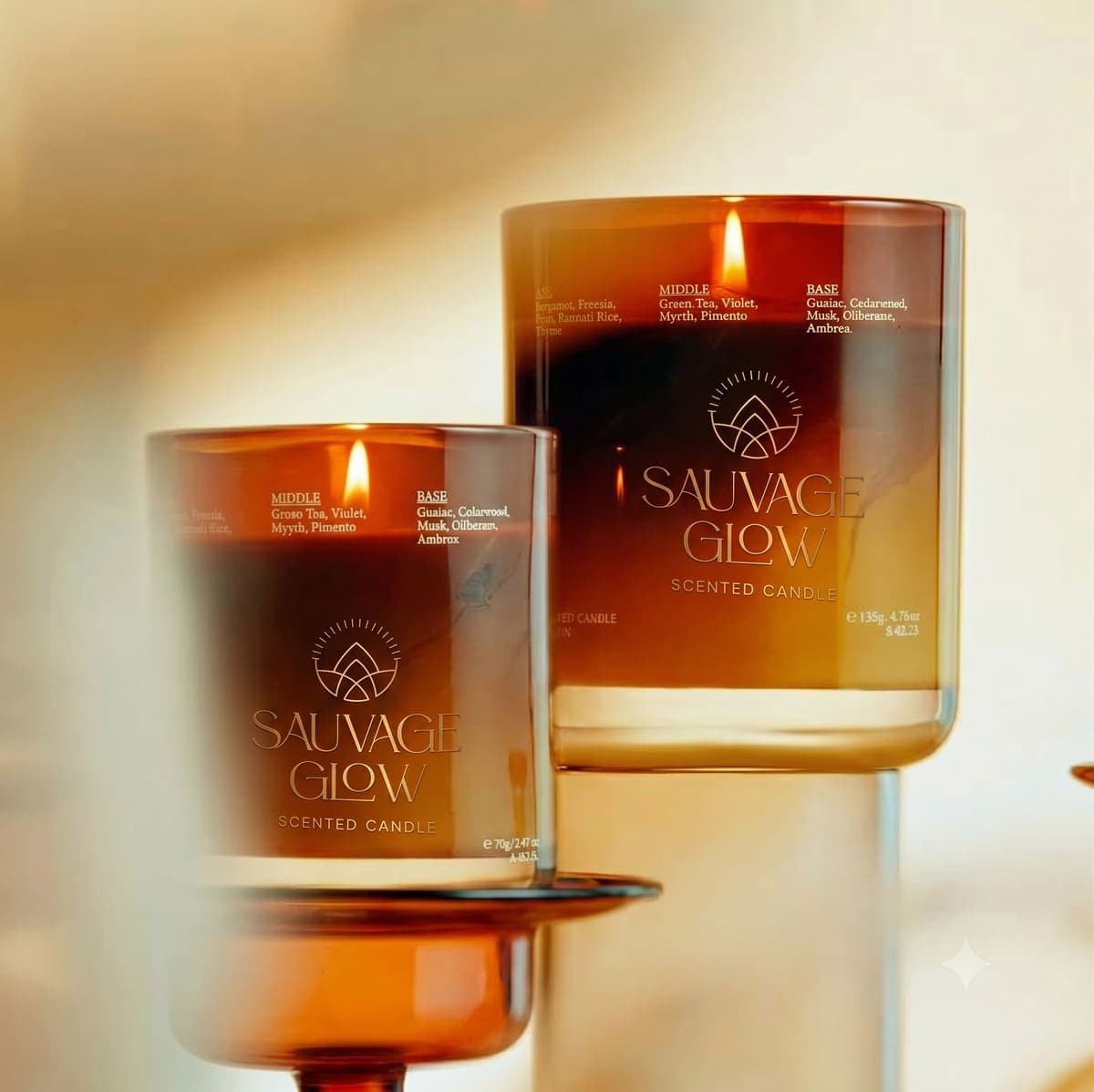 Sauvage Glow Candles preview 2